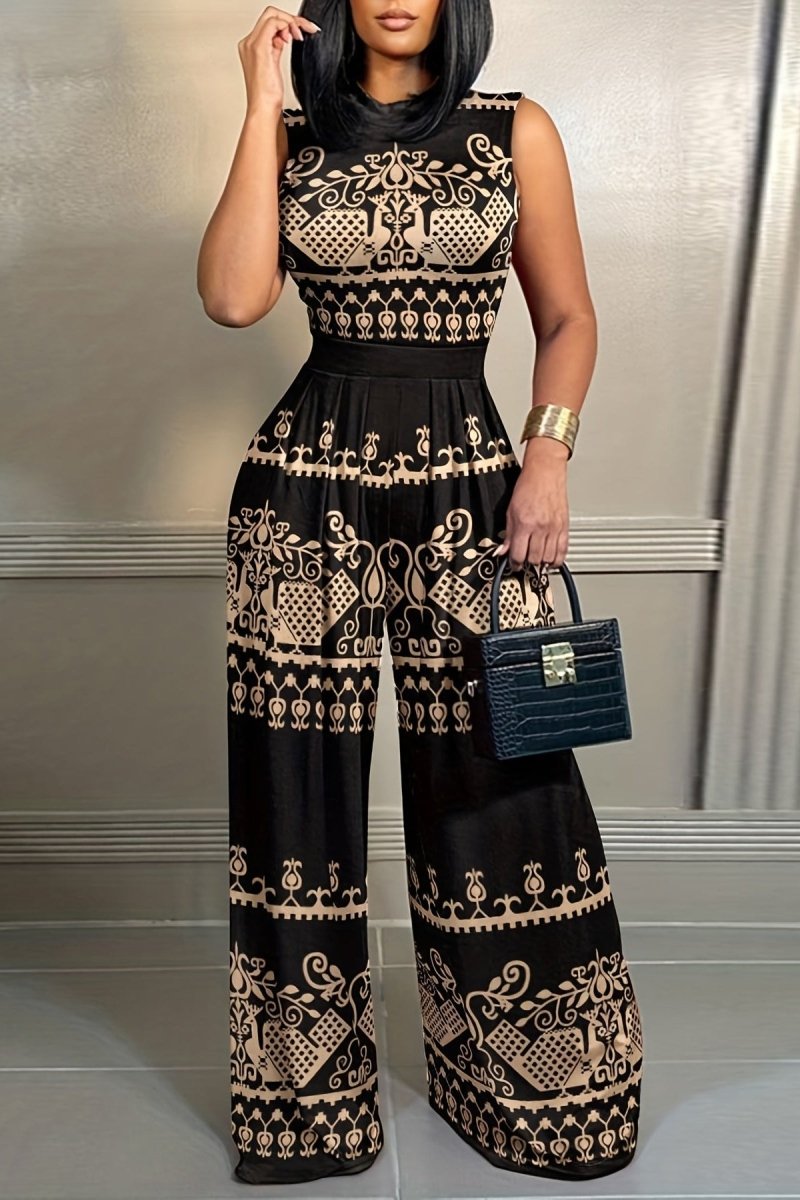 Piper – Sleek Spring Floral Jumpsuit with Minimalist Profile