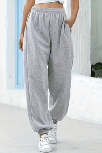 ActiveWear - High-Rise Joggers with Flexible Waistband and Pockets 0