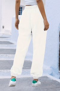 ActiveWear - High-Rise Joggers with Flexible Waistband and Pockets 6