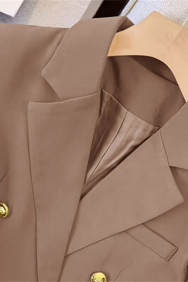 Alessandra - Tailored Double-Breasted Blazer for All-Season Wear