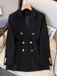 Alessandra - Tailored Double-Breasted Blazer for All-Season Wear