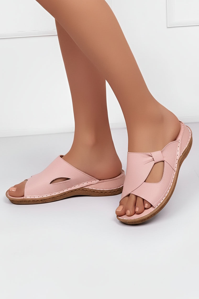 Alfryda - Orthopedic Sandals with T-Strap, Adjustable Velcro Straps & Arch Support 2