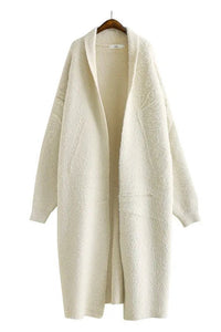 Arlena - Hooded Longline Knit Cardigan
