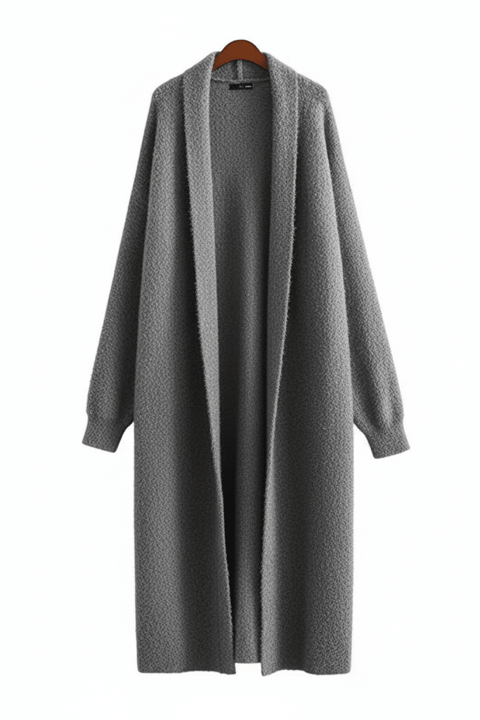 Arlena - Hooded Longline Knit Cardigan