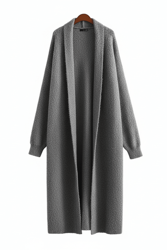 Arlena - Hooded Longline Knit Cardigan