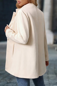 Ashley Women's Long Button-Up Coat with Functional Pockets for Autumn Style 3
