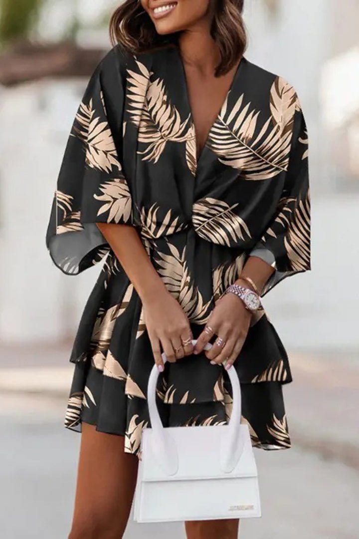 Bohemian Mini Dress for Women - Unique Summer Dresses with Playful Patterns 1