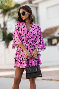 WILDORA – Unique Bohemian Mini Dress with Playful Patterns for Summer Wear