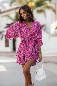 WILDORA – Unique Bohemian Mini Dress with Playful Patterns for Summer Wear