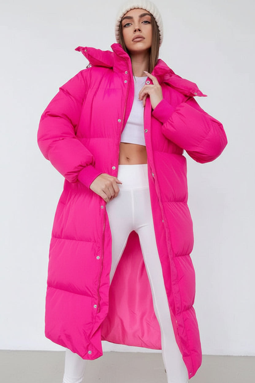 Caitlyn - Women's Winter Coats Hooded Long Warm Puffer Coat for Comfort 1