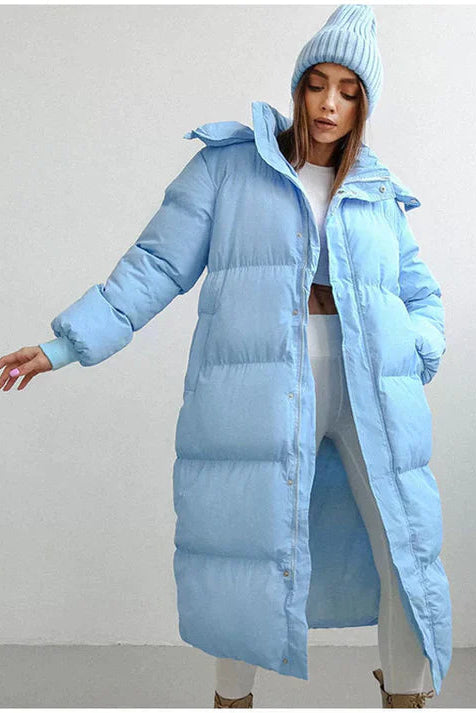 Caitlyn - Women's Winter Coats Hooded Long Warm Puffer Coat for Comfort 3
