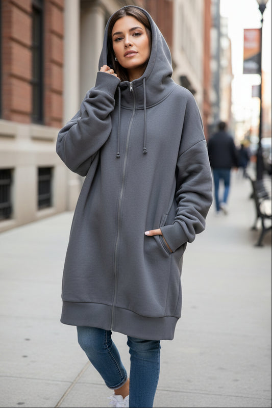 Cassandra - Cozy Oversized Winter Hoodie for Women, High-Quality Fabric, Hooded Design 0