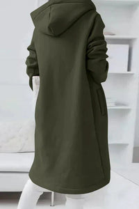Casual Long Zip Hoodie for Women - Comfortable Autumn Sweatshirt 2