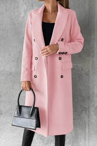 VELTRENCH – Elegant Long Trench Coat for Women with Spring Warmth