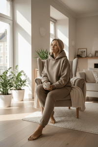 WARMERA – Women’s Autumn Hoodie Sweatshirt and Relaxed Pant Set