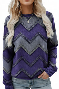 WINTERINK – Chic Printed Sweatshirt for Cozy Winter Outfits