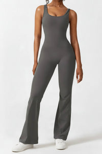 Chic Sleeveless Jumpsuit with Cut-Out Back & Flared Legs for Effortless Style 1
