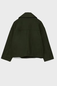 Chic Women's Jacket - Double-Breasted Short Trench for Everyday Style 6