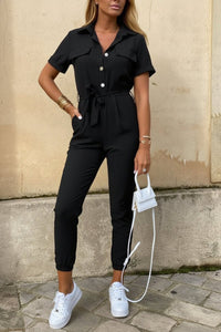 Chic Women's Jumpsuit - Elegant Full-Length Design with Comfortable Fit 2