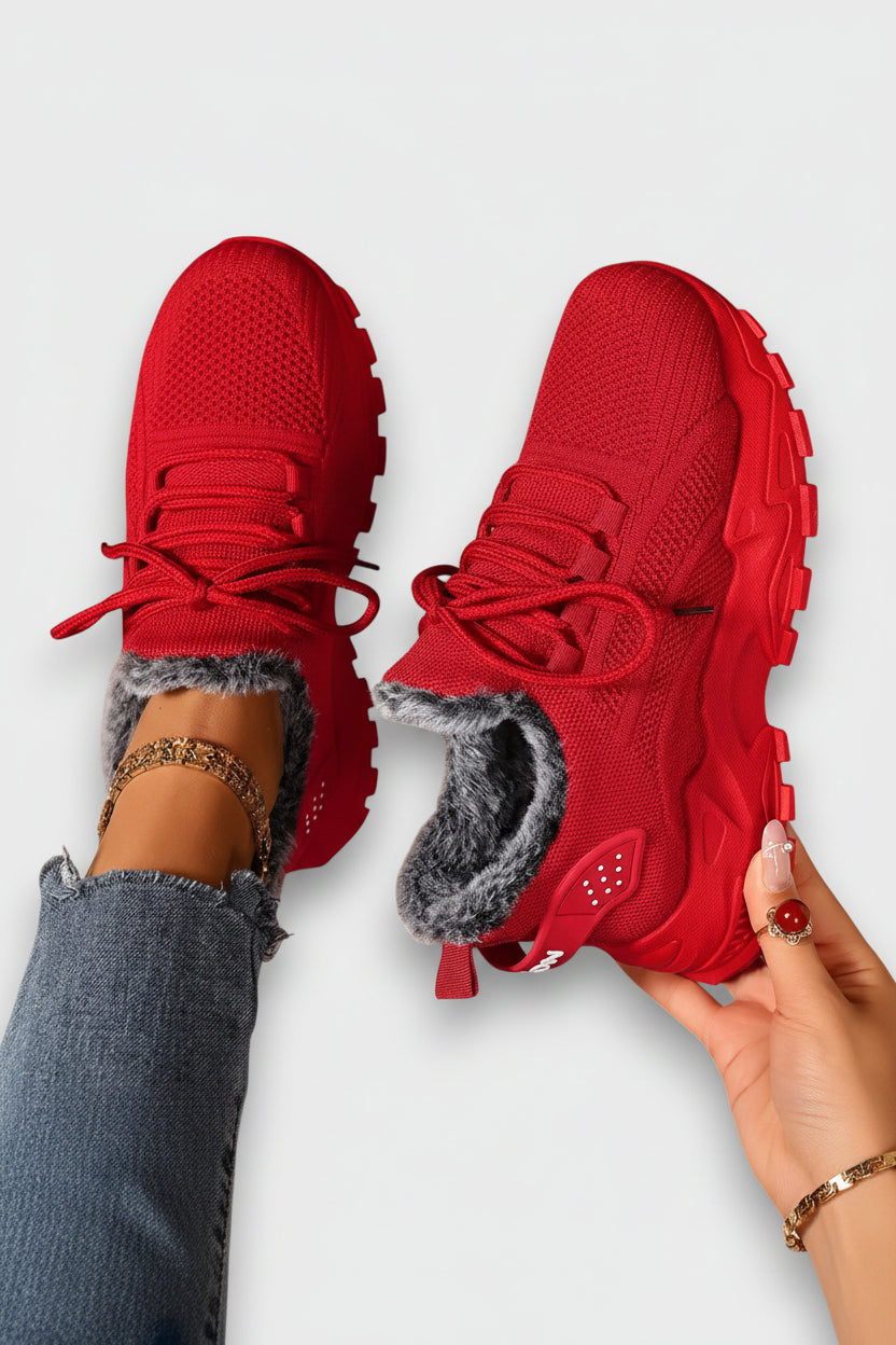 Chloe - Lace-Up Winter Sneakers for Women, Insulated Comfort & Style 1