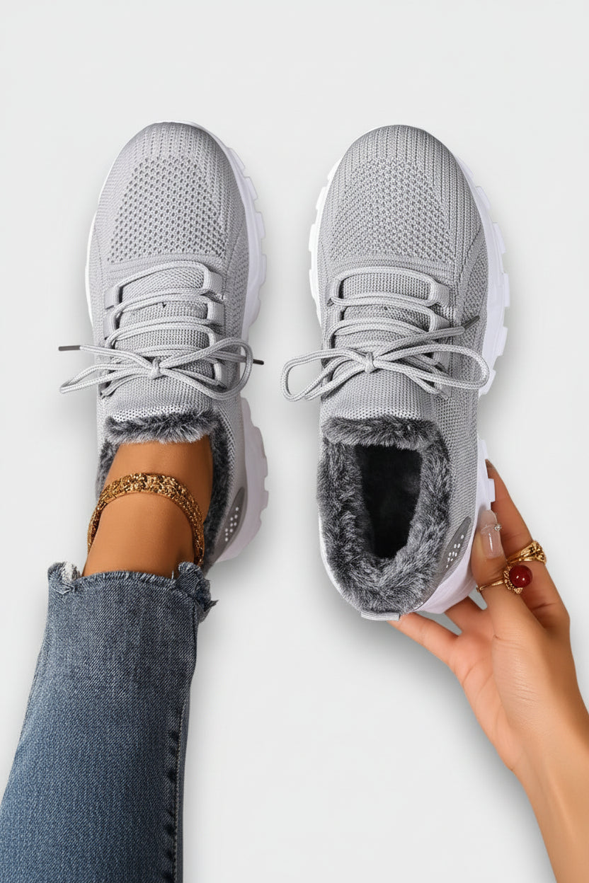 Chloe - Lace-Up Winter Sneakers for Women, Insulated Comfort & Style 3