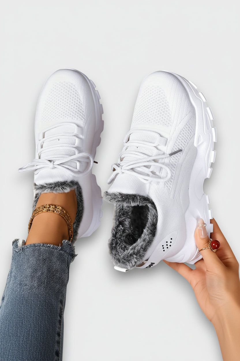 Chloe - Lace-Up Winter Sneakers for Women, Insulated Comfort & Style 4