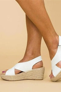 ComfortStep - Women's Orthopedic Wedge Sandals with Adjustable Cross Straps 3