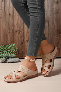 ComfortStep Women's Platform Sandals - Orthopedic Wedge for Retro Style & Support 0