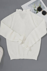 Darcey Ruffle Blouse for Women - Soft Fabric with Decorative Buttons, Stylish Fit 1