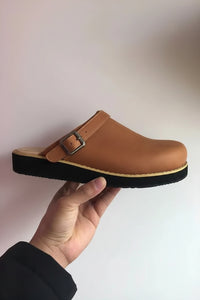 Eckhart - Orthopaedic Leather Slip-On Clogs for Ultimate Comfort and Support 2