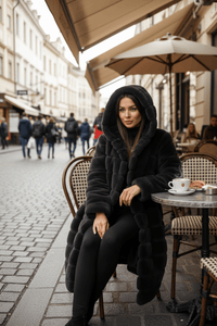 NOLÉA – Women’s Long Spring Coat for Cozy Elegance