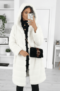 NOLÉA – Women’s Long Spring Coat for Cozy Elegance