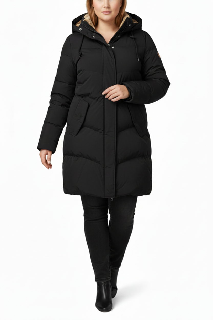 ELANPUFF – Refined Plus-Size Quilted Jacket with Thermal Insulation