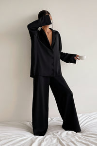 Elegant Satin Pajama Set - Silky Soft Loungewear for Ultimate Comfort 0