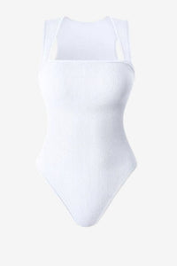 Elegant Square Neck Bodysuit for Women - Flattering Fit & Versatile Style 4