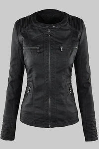 Elegant Weatherproof Women's Jacket with Detachable Hood and Soft Lining 5
