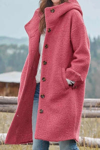 CALYSTA – Modern Elegant Spring Coat for Women with Functional Hood