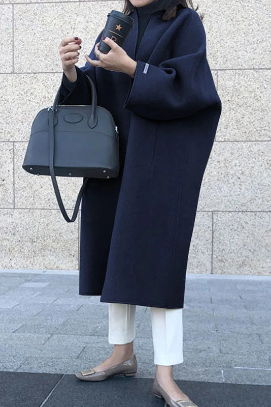 Elegant Women's Long Wool Coat - Stylish Camel Winter Outerwear 10