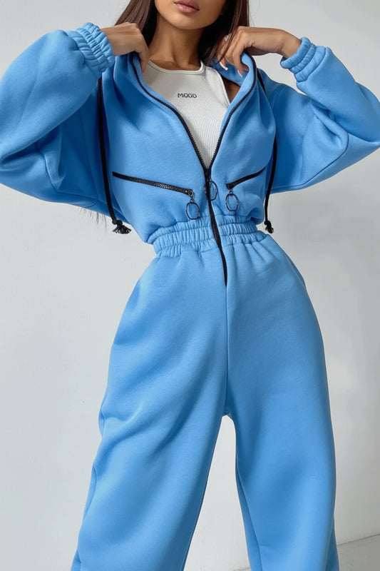Elegant Women's Winter Jumpsuit with Ultra-Light Fleece Lining & Flattering Fit 0