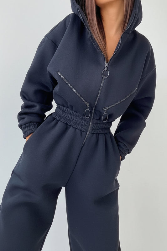 Elegant Women's Winter Jumpsuit with Ultra-Light Fleece Lining & Flattering Fit 3