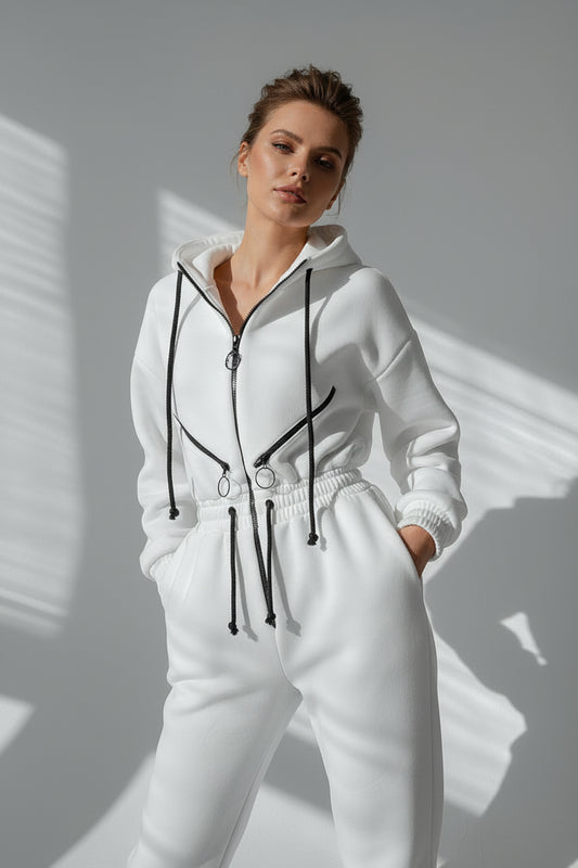 Elegant Women's Winter Jumpsuit with Ultra-Light Fleece Lining & Flattering Fit 5