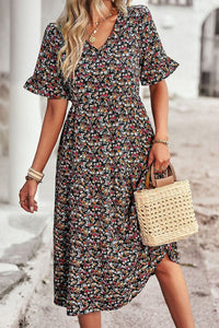 Floral Midi Dress - Lightweight Summer Dresses for Effortless Style 1