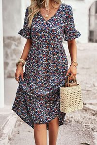 Floral Midi Dress - Lightweight Summer Dresses for Effortless Style 2