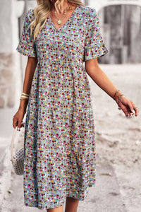 Floral Midi Dress - Lightweight Summer Dresses for Effortless Style 4