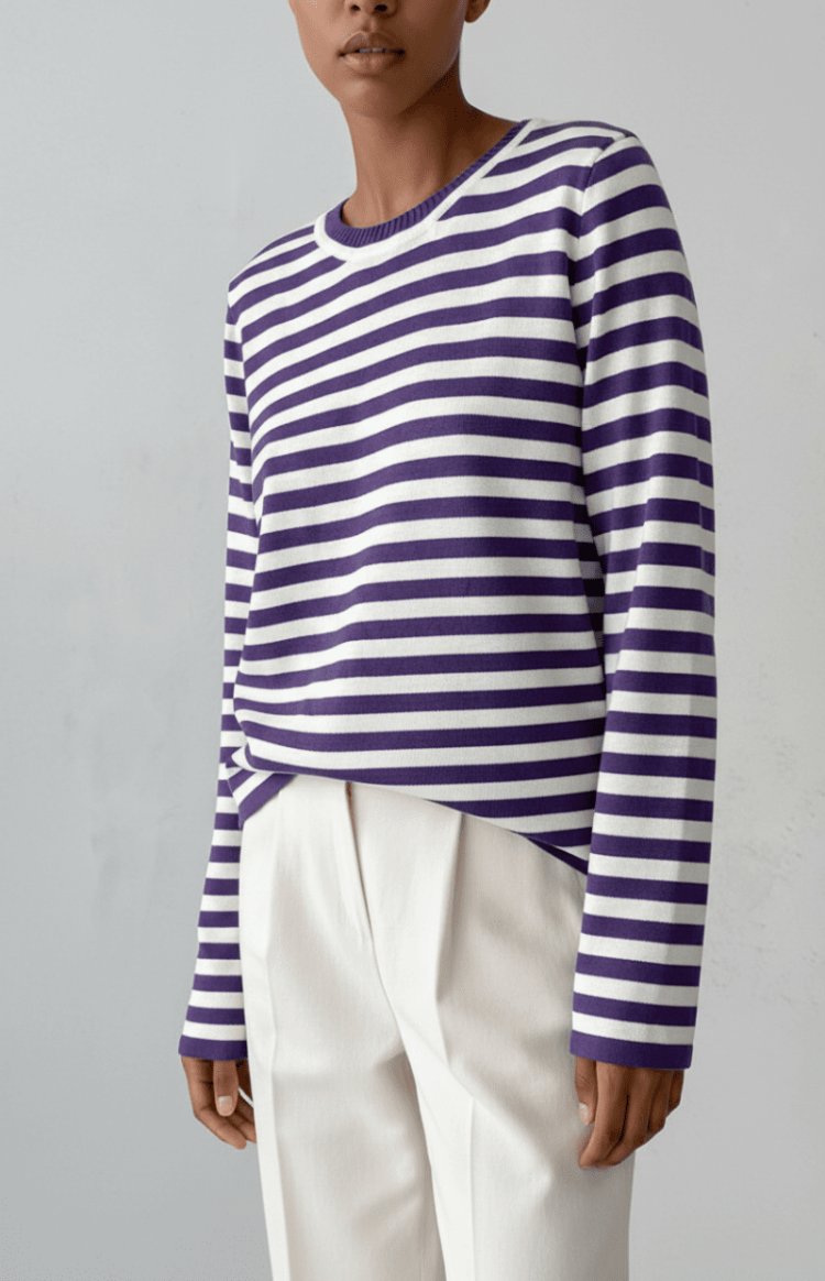 Heidi-Mode Striped T-Shirt - Ultra-Soft Fabric & Timeless Design for Every Occasion 12