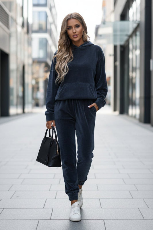 Heidi-Mode Winter Set - Trendy Cotton-Polyester Outfit for Stylish Comfort 0