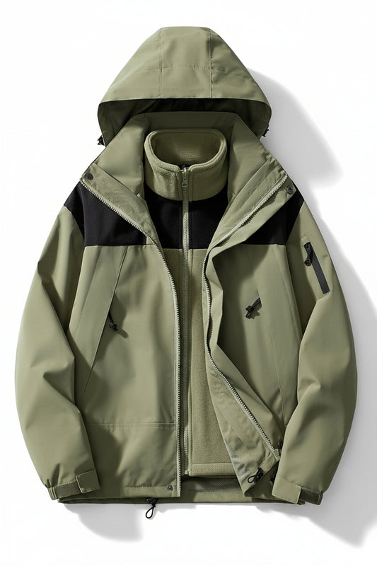 Heidi Fashion - 3-in-1 Hooded Fleece Winter Jacket for Women 0