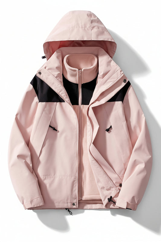 Heidi Fashion - 3-in-1 Hooded Fleece Winter Jacket for Women 9