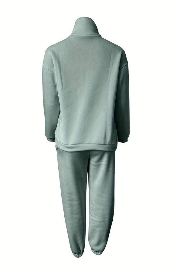 Heidi Fashion - Women's Half Zip Jogging Set for Comfort and Style 1