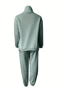 Heidi Fashion - Women's Half Zip Jogging Set for Comfort and Style 1